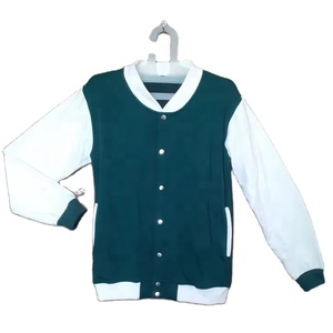 High Quality Custom Chenille Embroidery Front <b>Letter</b>-print Eco-Friendly Breathable Fleece Lining Varsity <b>Jacket</b> Baseball/Soccer - Product Image 6