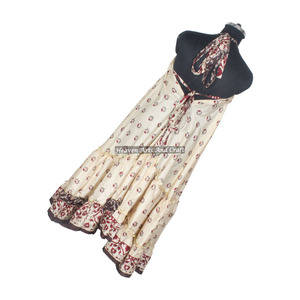 Nuevo Lote de Ropa Bohemia al por Mayor para Mujer, Vestido de Seda Vintage Tipo Paraguas, Vestido de Noche Elegante sin Mangas para Damas - Product Image 5
