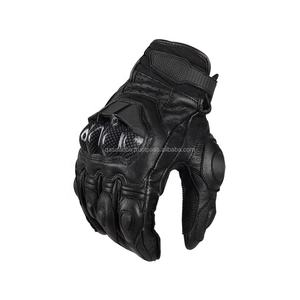 Guantes de carreras de dedos completos de estilo Retro de verano, guantes protectores de cuero transpirables impermeables altos para deportes de motor, pantalla táctil - Product Image 2