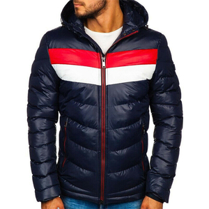 Men's Lightweight Zipper Winter Jacket High-Performance <b>Waterproof</b> <b>Warm</b> Bubble Jacket Stand Quilted Hood Long Winter Puffer - Product Image 4
