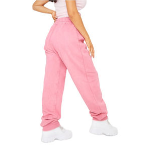 Pantalones Casuales de Mujer con Logotipo Personalizado, Pantalones de Lona de Alta Calidad, Transpirables, con Cintura Elástica, Estilo Deportivo, Lavados, para Invierno - Product Image 3