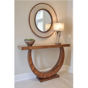 Elegant Handcrafted Wooden <b>Console</b> <b>Table</b> For Hotel Entrance Lobby Hallway Home Interior Furniture - Product Image 5