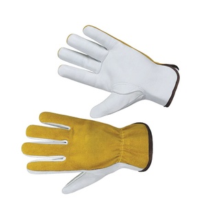 Gants de soudage en cuir de mouton pour hommes, approvisionnement en gros, gants de sécurité industriels robustes, gants mécaniques pour soudage TIG, texture lisse - Product Image 4