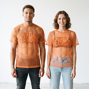 Sheer Mesh T <b>Shirts</b> Unisex Transparent <b>See</b> <b>Through</b> Lightweight Tee <b>Shirts</b> 100% Polyester Embroidery <b>See</b> <b>Through</b> Mesh Tee Tops - Product Image 6
