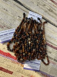 ลูกประคำอิสลามแบบเรียบง่าย ทำจากเขาควายขัดเงา เป็นมิตรกับสิ่งแวดล้อม จำนวน 33 เม็ด จากอุตรปัฎฐ์ปัญจาบ ของ ILAHI - Product Image 3