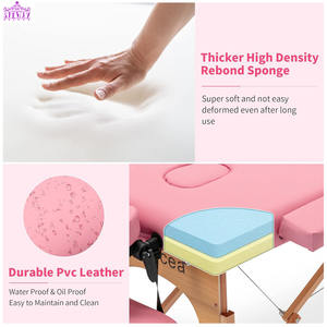 Salon de beauté portable meuble rose lit de beauté moderne cils hydrauliques extension personnalisée lit de massage spa facial incurvé - Product Image 6