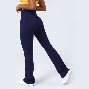 Women High Waist Yoga <b>Leggings</b> V <b>Shape</b> Butt Lifting Gym Fitness Workout Pants Stretch Sports Tights OEM ODM Wholesale - Product Image 3