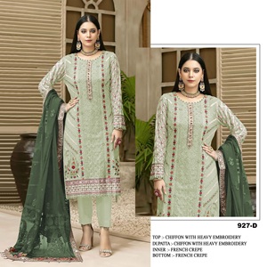 Ensemble de vêtements ethniques pour femmes à la mode avec dupatta, parfait pour les occasions festives et décontractées - Product Image 4