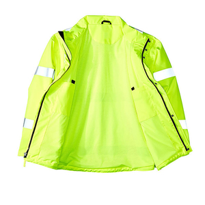 <b>Top</b> trending 100% Polyester Custom Hi Vis Hoodie Reflective Safety premium quality workwear durable new style Hi Vis Hoodies - Product Image 6
