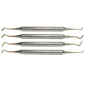 VIDIFIVE INTERNATIONAL Juego de instrumentos de llenado de compuestos dentales manuales, condensador antiadherente de 4 enchufes con sonda fina de punta cónica - Product Image 6