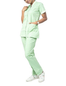Hospital Operating Room Uniforms Denim Scrubs Jumpsuit for Doctor and <b>Nurse</b> Summer Work Clothes OEM XL Size - Product Image 1