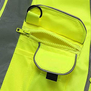 Chaleco de Seguridad Reflectante de Alta Visibilidad para Verano, Tejido de Algodón Transpirable e Impermeable, Logotipo y Color Personalizables, Servicio OEM Ajustable - Product Image 3