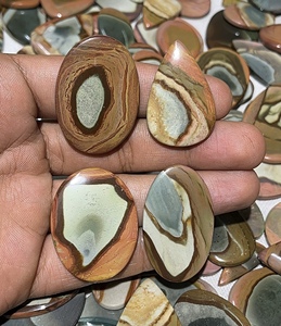 Radha Arts - Lote al por Mayor de Cabujones de Jaspe Policromado Natural de 25-40 mm, Piedras Preciosas Sueltas para la Fabricación de Joyas, Colgantes, Anillos y Pendientes - Product Image 4