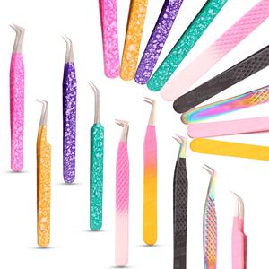 Pince à épiler de précision anti-dérapante en acier inoxydable pour outils de maquillage - Product Image 4