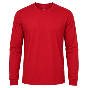 Camiseta de Manga Larga para Hombre con MOQ Bajo – 100% Algodón, 220 GSM, Camiseta Lisa de Alta Gramaje para Impresión Personalizada y Logotipo, Estilo Casual - Product Image 6
