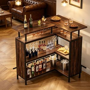 Tavolo da Bar con LED, Arredamento Versatile per Bar Domestici, Discoteche, Hotel, Feste e Cocktail - Product Image 5