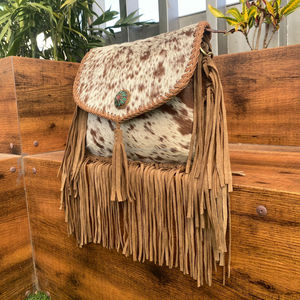 กระเป๋าสะพายข้างหนังวัวคุณภาพสูงสำหรับผู้หญิงกระเป๋าหนังแท้แฟชั่นทันสมัย - Product Image 3