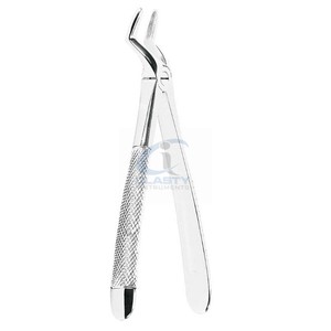 Forceps d'extraction dentaire en acier inoxydable, instrument chirurgical manuel certifié CE Classe I pour la chirurgie buccale - Product Image 5