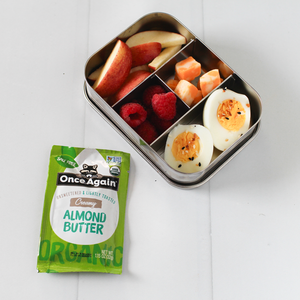 Beurre d'amande biologique de qualité supérieure 1,15 oz légèrement torréfié en pot Mason, durée de conservation de 12 mois - Product Image 4