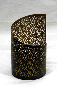 Lampe à thé décorative en métal découpé au laser de créateur Support votif Lampe à thé en métal décorative de Noël Fabricant votif - Product Image 2