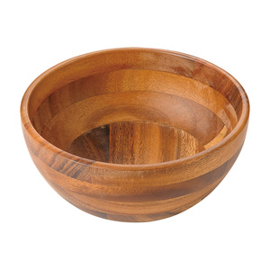Bol en bois d'acacia, saladier en bois, bol de service, vaisselle de cuisine, écologique, OEM - Product Image 2