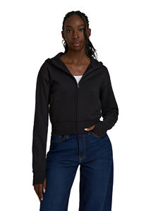 Nouveau design personnalisé, sweat à capuche court pour femme, de haute qualité, décontracté, pour l'hiver, impression personnalisée, tissu polaire, coupe-vent - Product Image 5