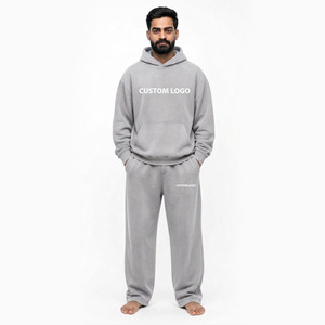 Chándal Unisex Morado con Capucha, Ecológico, Estilo Urbano, Manga Larga, Color Sólido, Algodón, Informal, con Bolsillos Laterales, Corte Regular - Product Image 5