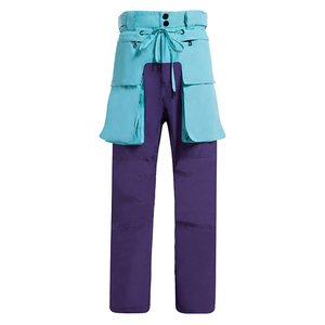 Best Professional Factory Outdoor Ski Pant Windproof Pant Unisex Ski Snow Pants for Skating Custom Low MOQ Waterproof Sportswear - Product Image 1