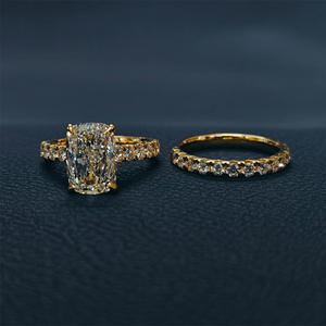 Anillo de Boda RIZTA JEWELS con Diamante Cultivado en Laboratorio, Corte Brillante, Color D, para Mujer y Pareja, Certificado IGI, Claridad VS2 - Product Image 1