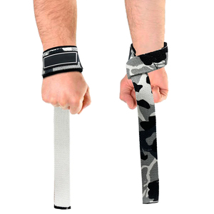 Sangles de musculation en coton personnalisées de haute qualité avec logo, pour le soutien des poignets, qualité supérieure, durables - Product Image 3