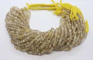 Cuentas redondas lisas de rutilo dorado AAA de 6-7 mm, cuentas de piedras preciosas de rutilo amarillo de 13 pulgadas, forma redonda de rutilo dorado para la fabricación de joyas - Product Image 6