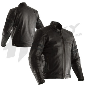 2023 nouveauté personnalisé en cuir véritable veste de course hommes Style occidental vêtements de sport imperméables grande taille coupe-vent - Product Image 3