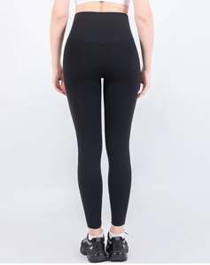 Leggings de Yoga Negros de Cintura Alta para Mujer, Pantalones Deportivos Elásticos para Gimnasio y Fitness - Product Image 3