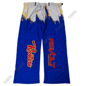 Sibrin Custom Printed Sublimated Inline <b>Roller</b> Hockey Pants Polyester Mesh Cordura Padding Pro Protective Pants Moisture-Wicking - Product Image 2