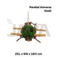 Jouets pour oiseaux en rotin Java Eco-Friendly 'Parallel Universe Small'