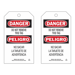 Panneau de sécurité bilingue en PVC souple pour la prévention des accidents - Danger : Ne pas démonter - Signalisation d'entretien - Product Image 1