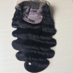 Perruque complète en dentelle de cheveux vierges indiens - Cheveux humains bruns d'Inde du Sud, dentelle HD sans colle - Épaisse et lisse, densité 250%, longue longueur - Product Image 2