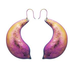 Pendientes Colgantes Hexagonales de Latón Texturizado Hechos a Mano, Resistentes al Deslustre PVD, Diseño Geométrico con Encanto, Sin Plomo, Premium, Modernos - Product Image 4