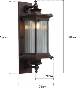 Lámpara de pared vertical nórdica moderna con múltiples cabezales de cristal, minimalista, LED, de lujo, para dormitorio, mesita de noche, sala de estar, pasillo. - Product Image 2