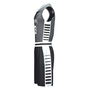 Maillot de basketball d'usine confortable, uniforme d'équipe personnalisé, léger, séchage rapide, vêtements de sport respirants, vente en gros pour hommes - Product Image 6
