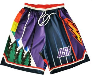 Men's Black Quick Shorts with Side Pockets High Waist Casual Sport Shorts Solid Colour Knitted Fabric - Product Image 6