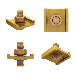 Collier de serrage en laiton B Bond pour systèmes de mise à la terre électriques et applications de protection contre la foudre au meilleur prix - Product Image 1