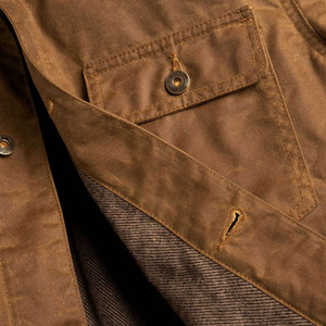 Premium Quality Lightweight Solid Color <b>Canvas</b> <b>Jacket</b> Windproof Customized Made <b>Canvas</b> <b>Jacket</b> For Online Sale - Product Image 4