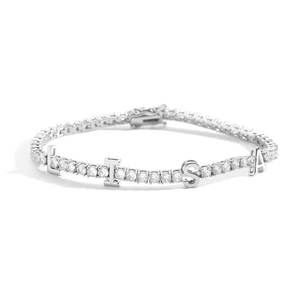 Pulsera de Diamantes Moissanite VVS1 de Calidad de Exportación, Estilo Hip Hop, Chapada en Oro, Tipo Cubana, Disponible a Precio de Fábrica - Product Image 2