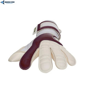 Gants de gardien de but de football durables, paume en latex antidérapante, respirants, fermeture auto-agrippante, protection des doigts et du pouce pour l'entraînement - Product Image 5