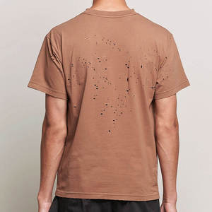 Camisa Casual de Manga Corta para Hombre con Logotipo Personalizado, 100% Algodón, Transpirable, Ecológica, con Estampado Digital, sin Cuello, Tela de 220g - Product Image 2