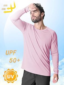 T-shirts de haute qualité décontractés UPF50+ à manches longues pour la randonnée, la course à pied, la pêche, t-shirt personnalisé pour hommes avec logo, t-shirt de pêche anti-UV personnalisé - Product Image 4