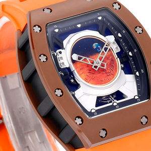 Reloj de Cerámica Premium para Hombre, Esfera Especial de Astronauta, Lujo y Moda, Mecánico a Prueba de Agua, para Ocasiones de Negocios - Product Image 3