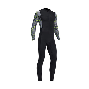High Neck Full Body Neoprene <b>Wetsuit</b> Long Sleeve Color Waterproof Back Zip Unisex Adult Swimwear All Seasons Swimming Suits - Product Image 1