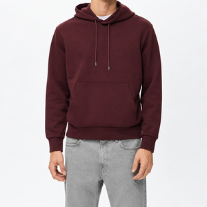 Vente en gros de sweats à capuche oversize en molleton épais 500 g/m², couleur unie, style streetwear, effet vintage, fournisseur de marques privées - Product Image 1